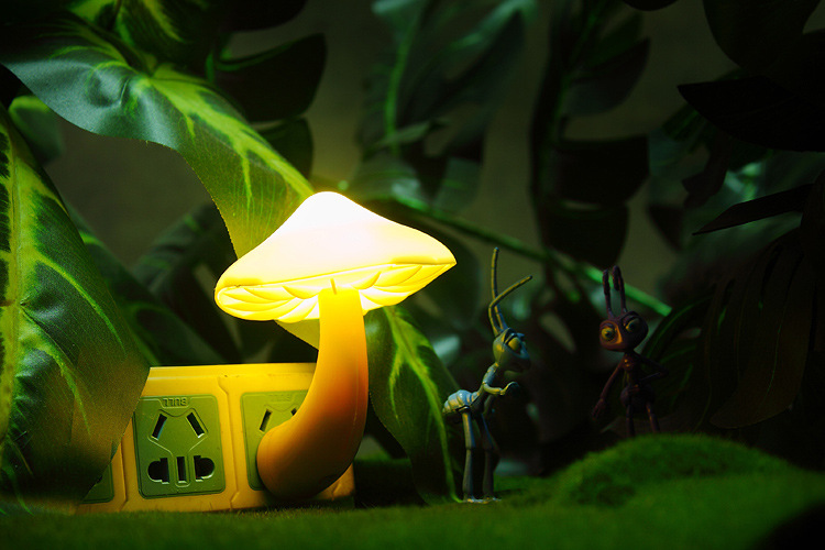 Small Night Lamp Avatar Mushroom Small Night Lamp Insect Insect Flowers and Plants Small Night Lamp Night Market Stall 