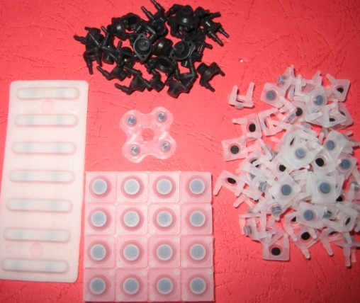 厂家直销优质硅胶单键 玩具单点 按键导电胶 电脑键盘导电胶