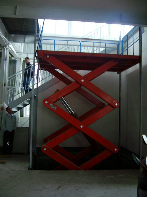厂家热销 剪叉式平台升降机 固定式平台垂直升降机 固定式货梯