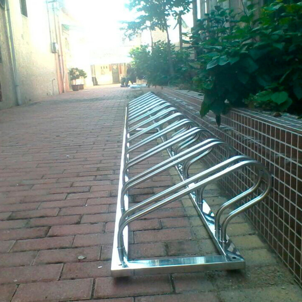 卡位式自行车停车架不创新 便停止