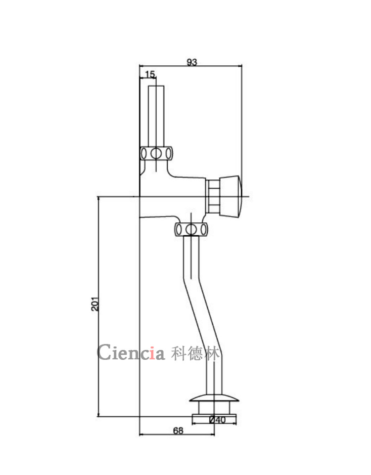 供应fv050全铜镀铬1/2"明装按钮延时小便冲洗阀 自闭式延时水龙头