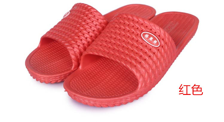 2023 New Slippers Women's Summer PVC Fashion Home Indoor Slippers Hotel Bathroom Non-Slip Slippers