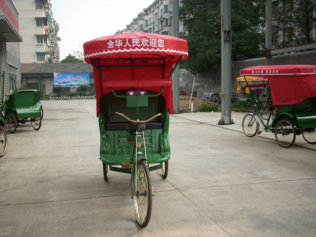 厂家直销供应三轮车人力黄包车 人力客运三轮车 abs斗黄包车