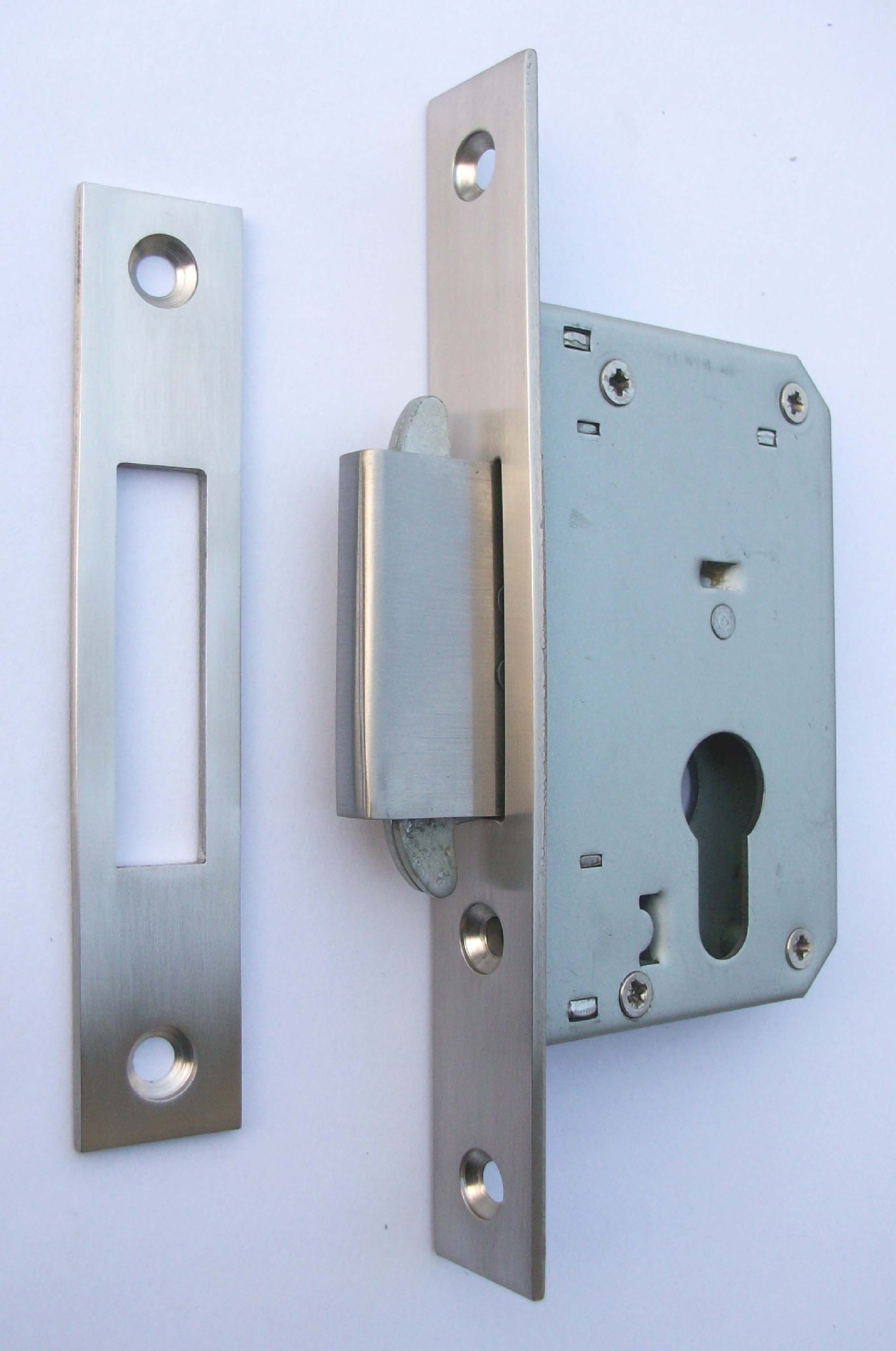 供应40s/50s 不锈钢移门锁体 栅栏移门双钩锁