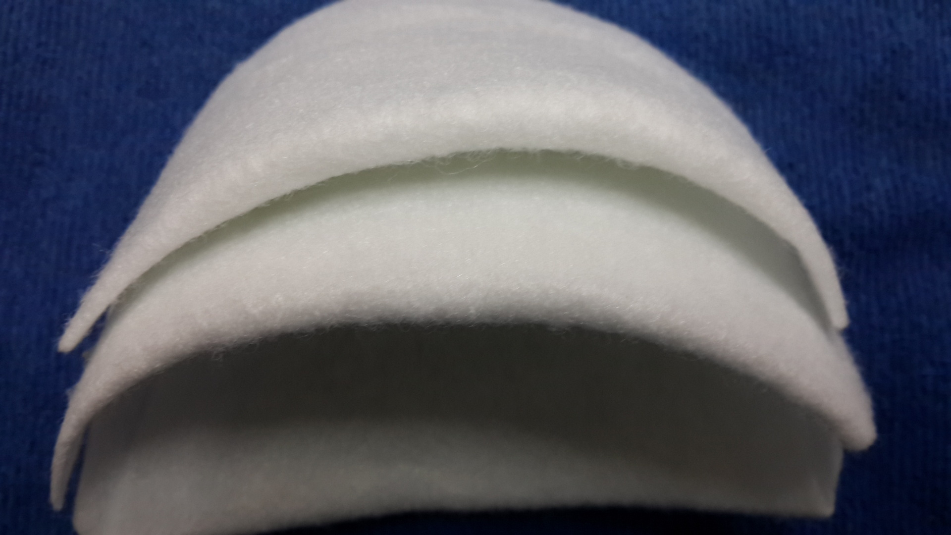 优质环保针刺中空棉女式便装肩棉 儿童装垫肩厂家直销辅料diy