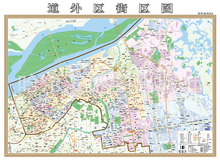哈尔滨地图出版社出版《道外区街区图》!