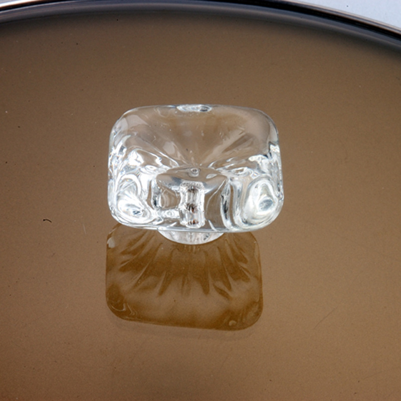 长期供应无气泡玻璃顶珠 带彩虹效果玻璃