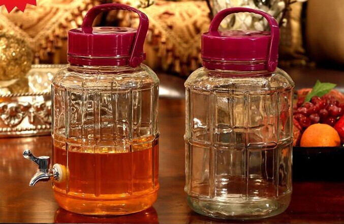 江浙沪包邮 10斤方格梅酒瓶 酿酒玻璃瓶