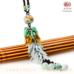 【玉常阁】翡翠包挂批发 辣椒包挂 A货翡翠饰品 翡翠首饰批发