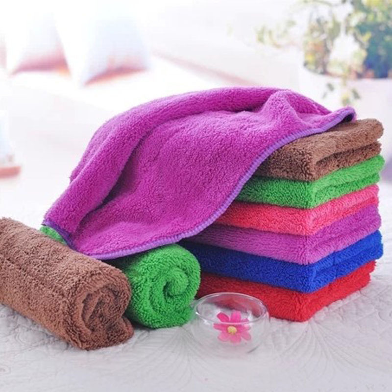 珊瑚绒毛巾 擦地板 地摊江湖热卖 吸水挂巾 工功能厨房毛巾.