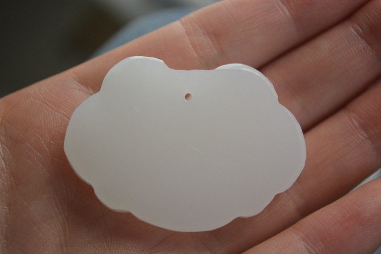 a货天然阿富汗白玉项链吊坠 批发吊坠