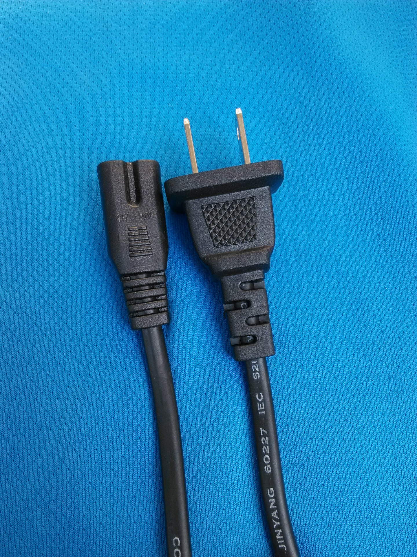 扁插电源线_美规两孔八字头电源线 热水袋 美式0.52孔 - 阿里巴巴