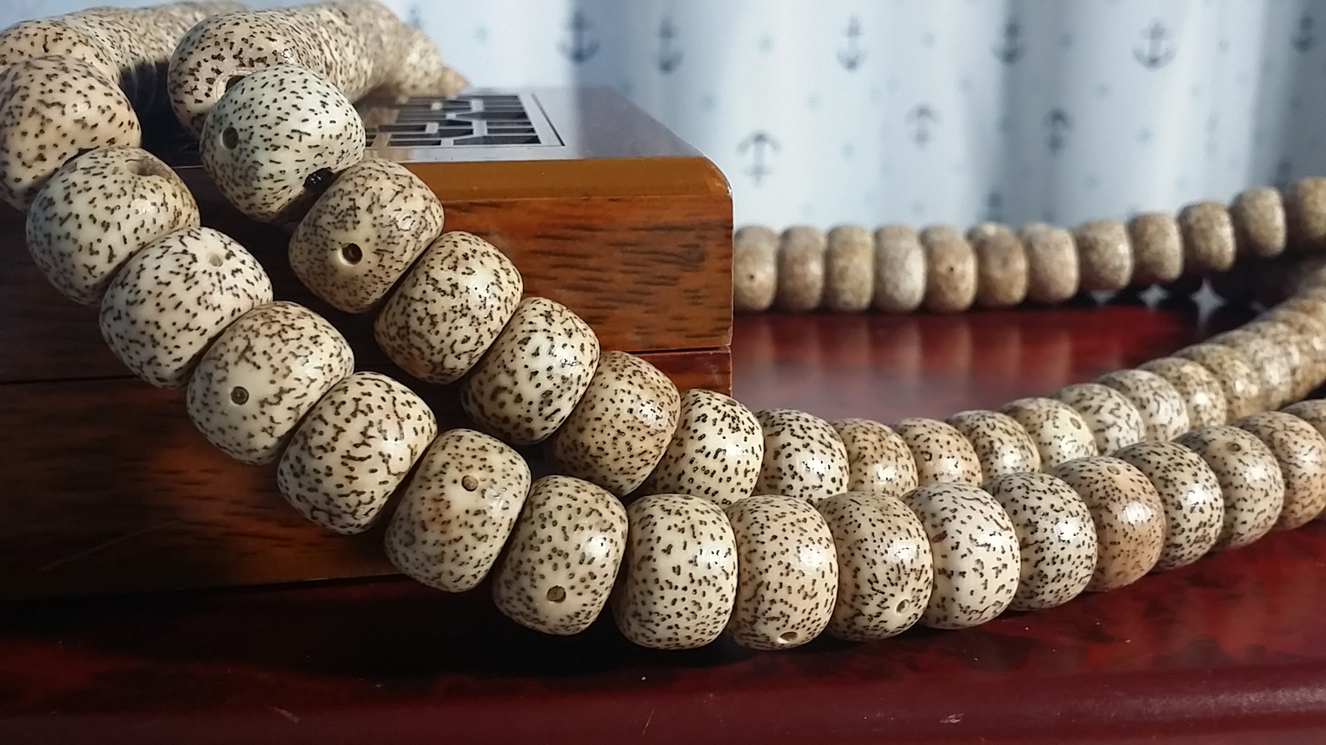 【特大】精品菩提子 干磨冰花摩尼星月菩提正月仿古色 厂家直销