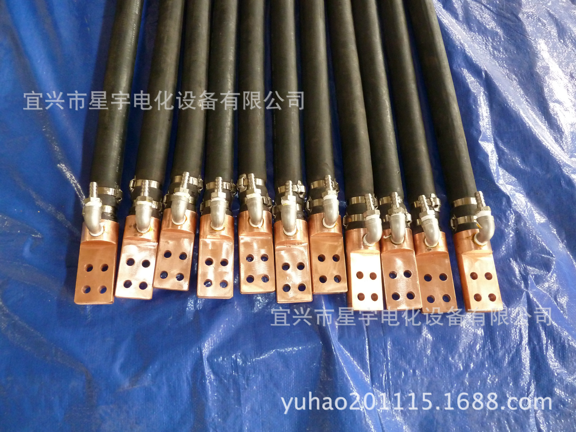 专业设计制作单晶炉,多晶铸锭炉,中频炉,等专用水冷电缆