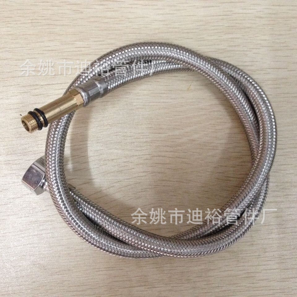 304不锈钢编织管 洗脸盆水龙头冷热进水软管单头
