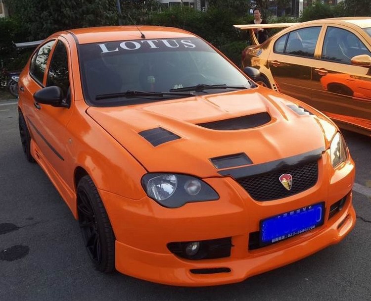 适用青年莲花l3大小包围汽车改装配件abs装饰两厢侧裙后唇前唇铲