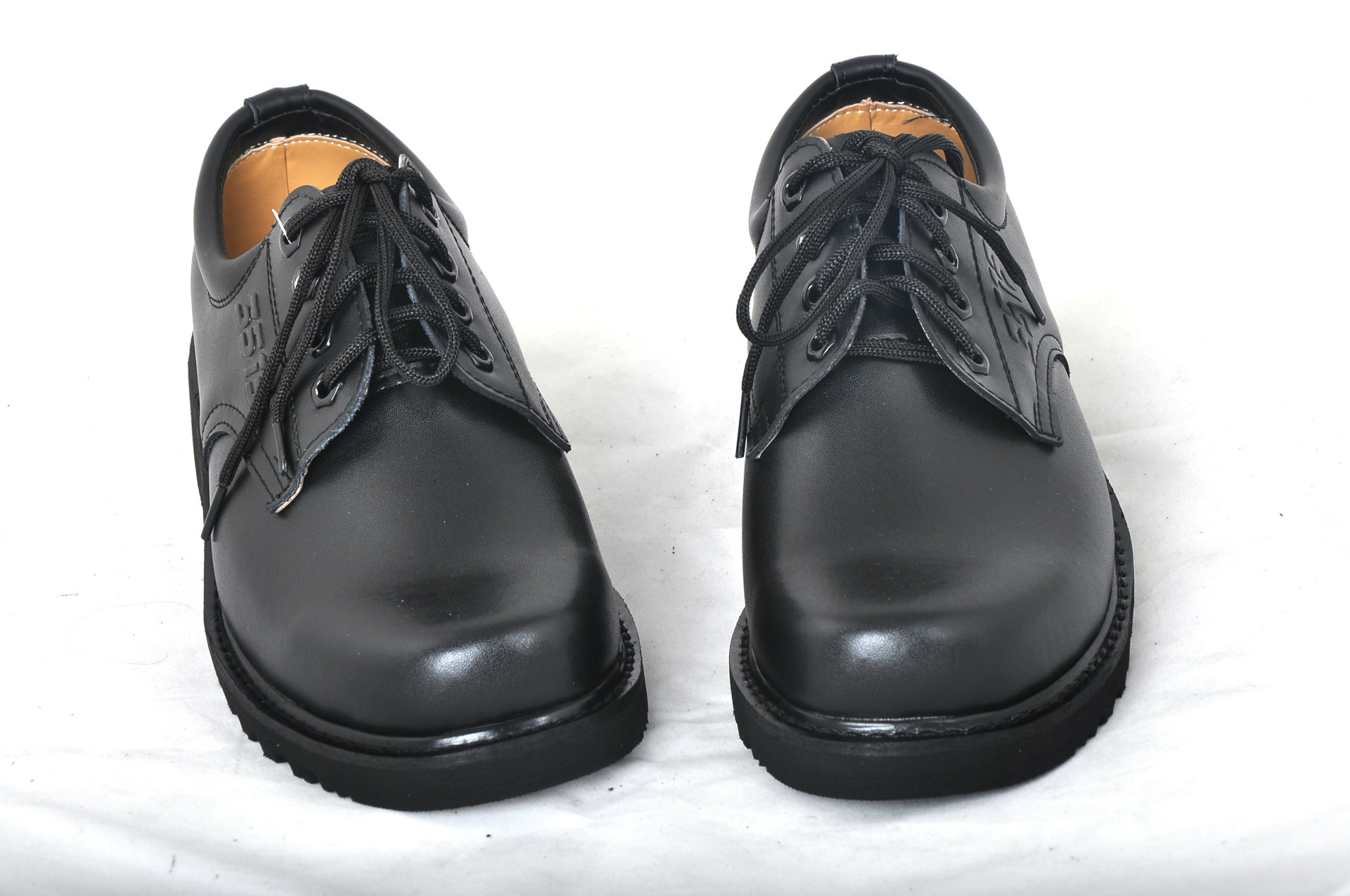 春季3515士兵常服低帮四寸单大头鞋牛皮增高男士真皮鞋男士鞋子