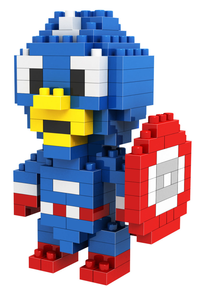 俐智loz小颗粒迷你钻石积木 拼装插儿童益智力美国队长9303批发