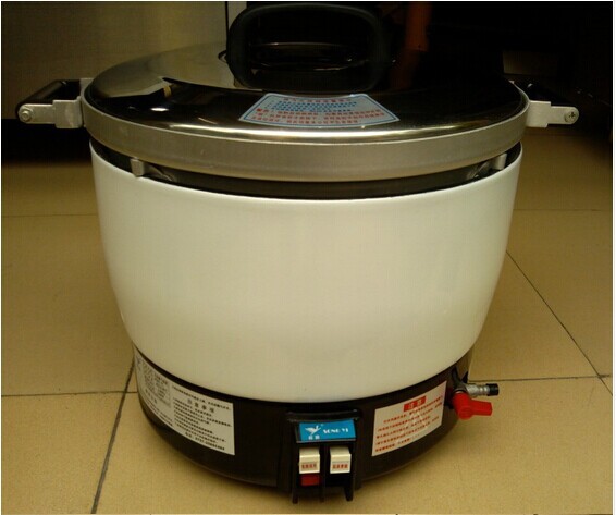 松宜煤气饭煲商用200人份燃气饭煲/30l燃气饭锅 可定制天然气