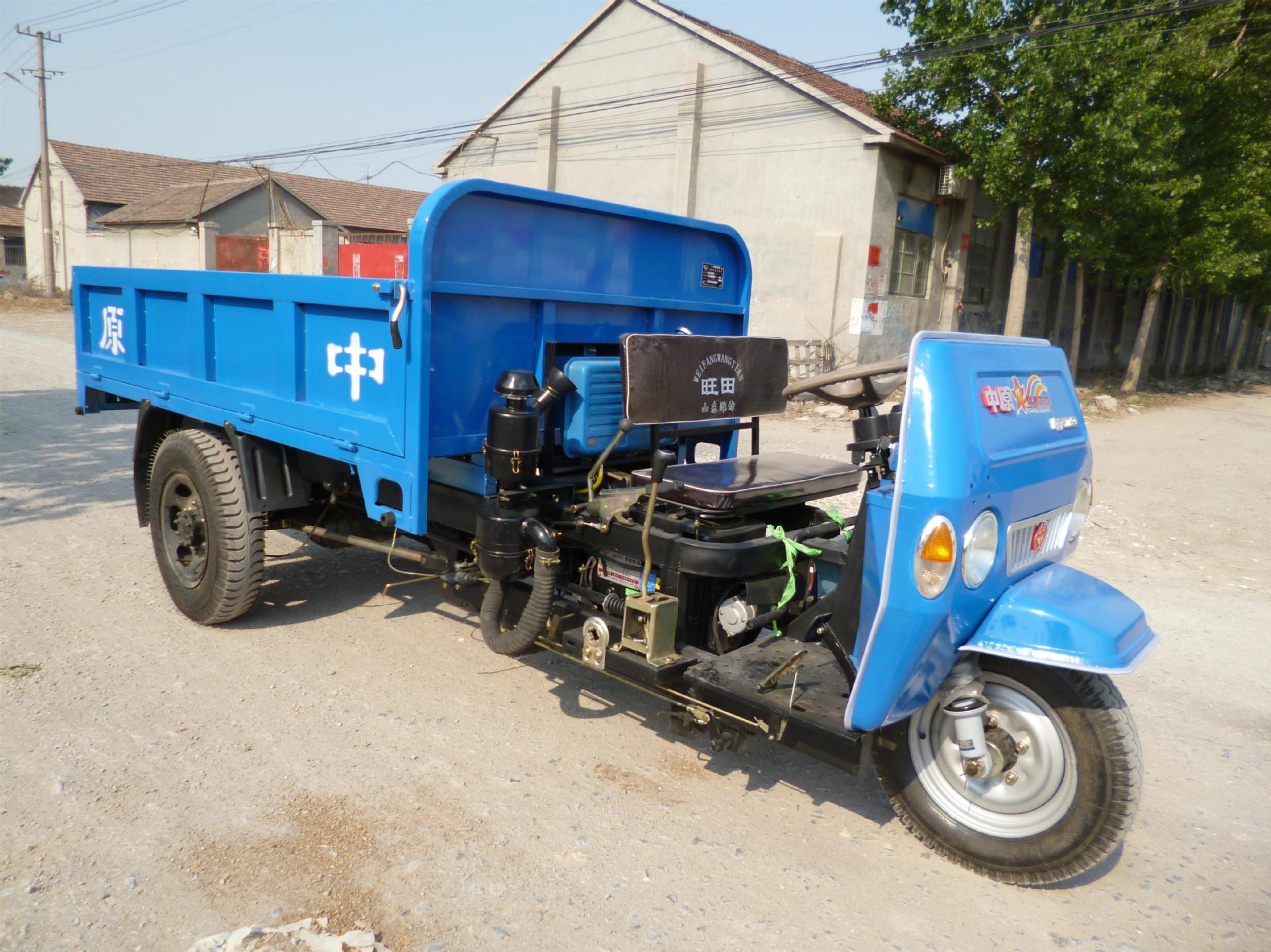 半封闭新式挡风板,双人座,加重型,加重车架农用柴油自卸三轮车