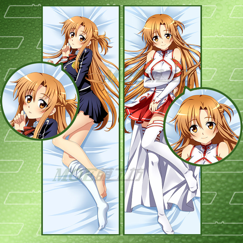 原创 刀剑神域亚丝娜 等身抱枕 超人气日本动漫周边抱枕