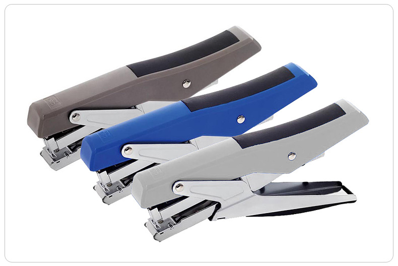 批发得力 手握式订书机0329 弹出式订书机 12#钳式钉书器