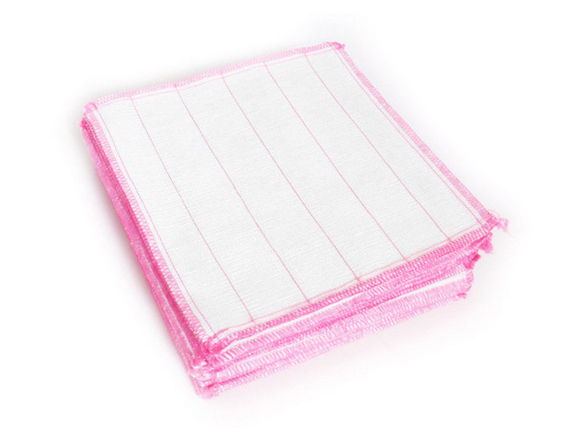 加厚吸油百洁布纯棉沾不油抹布 洗碗布 木纤维洗碗巾 白抹布