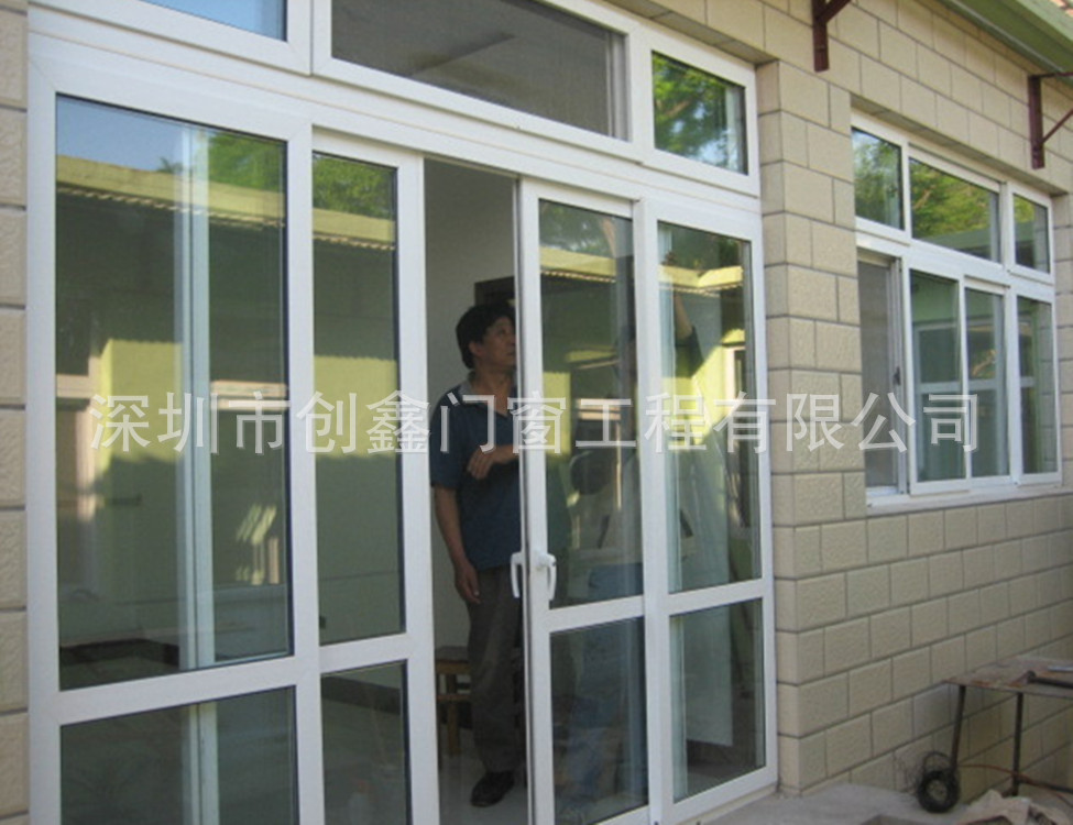 来图定制海螺牌塑钢窗白色手动推拉式pvc窗60型塑料隔热白色门窗