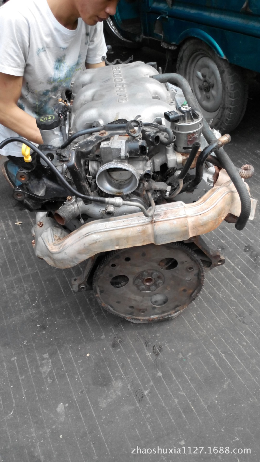 老款别克gl8 3.0发动机,原装拆车件