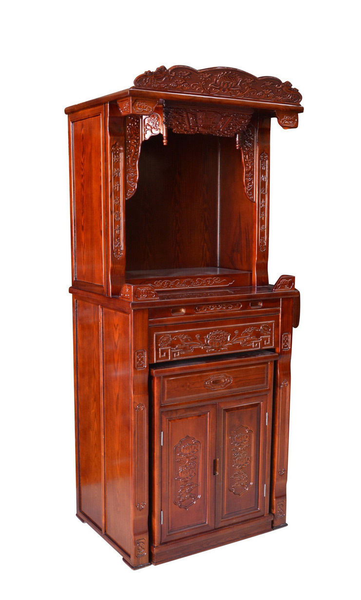 厂家现货直销批发 50kg雕刻楠木佛教神柜如意套柜 欢迎定制采购-油用