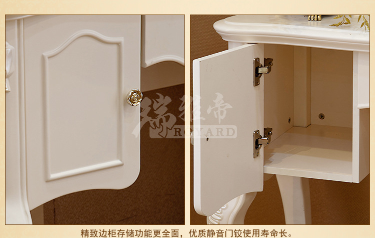 厂家直销特价批发 欧式梳妆台1.2米法式化妆台实木梳妆台