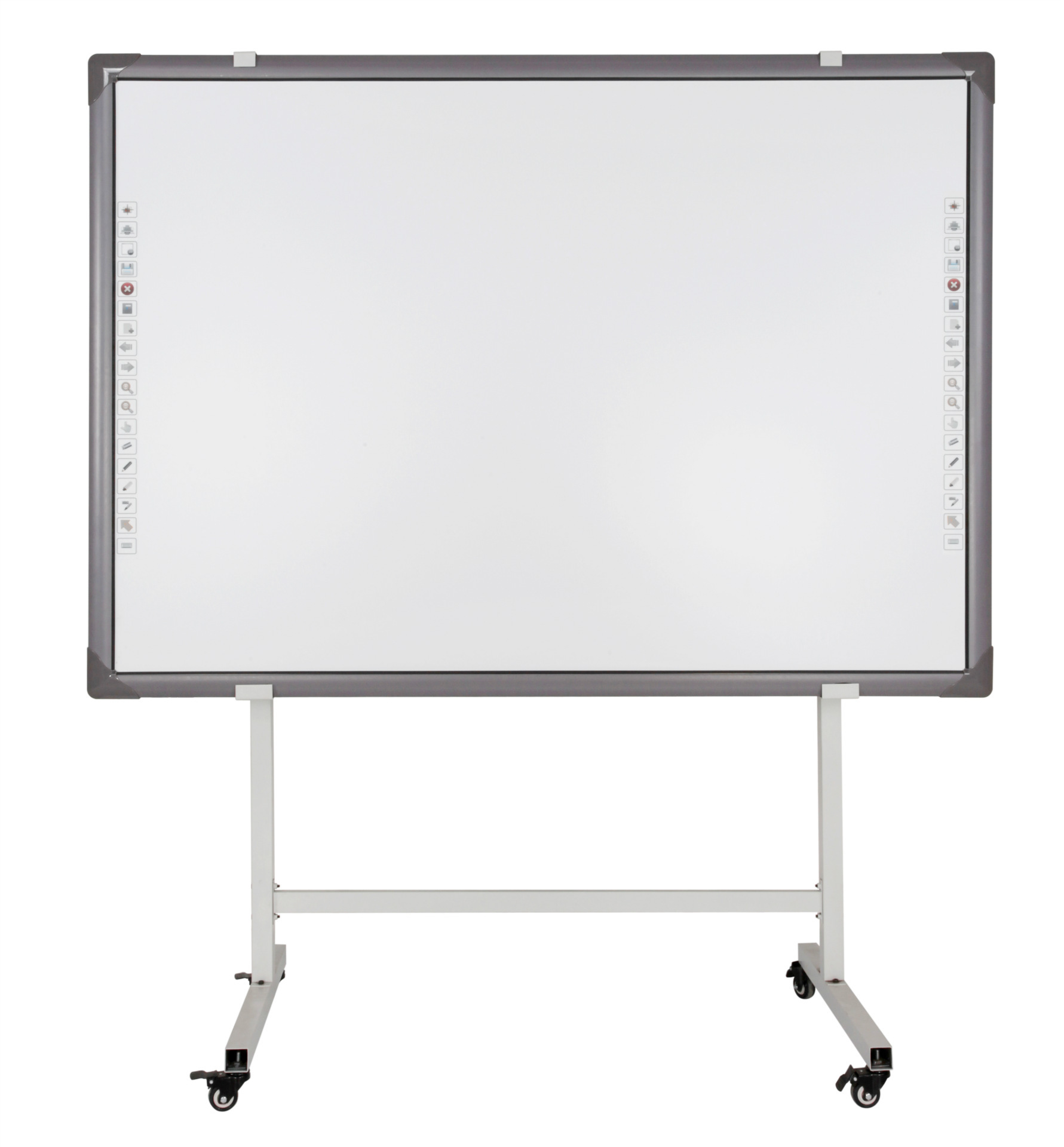 厂家直销 移动支架式 红外交互式电子白板 防炫目 会议办公白板