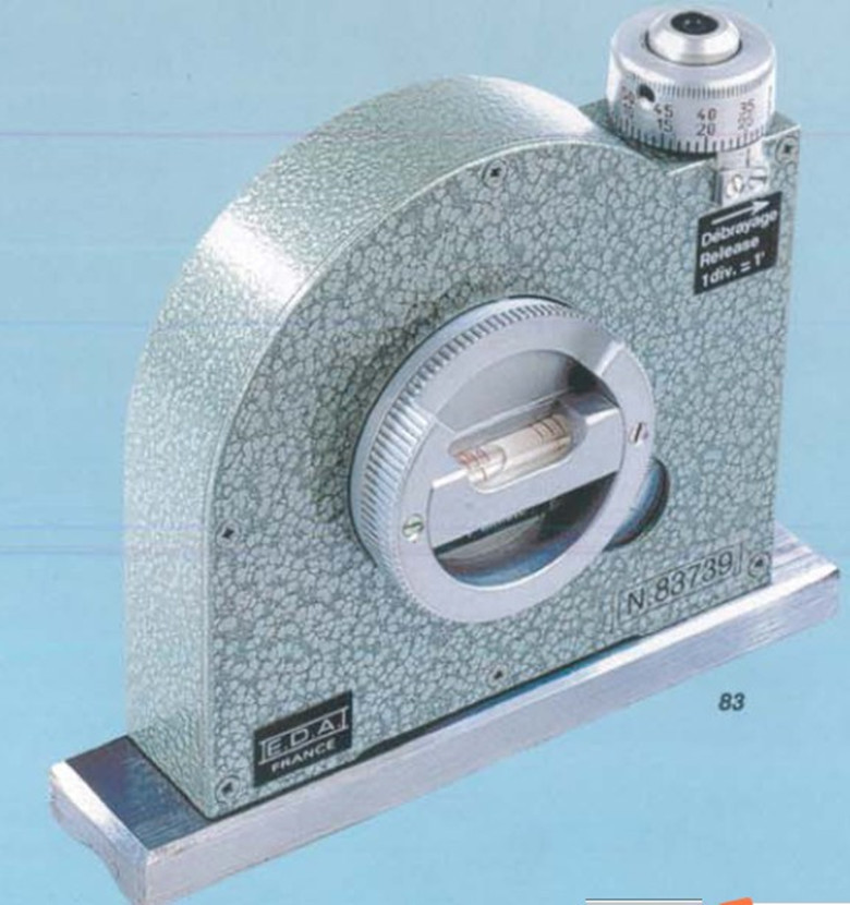 法国eda83型带测微计 倾斜仪