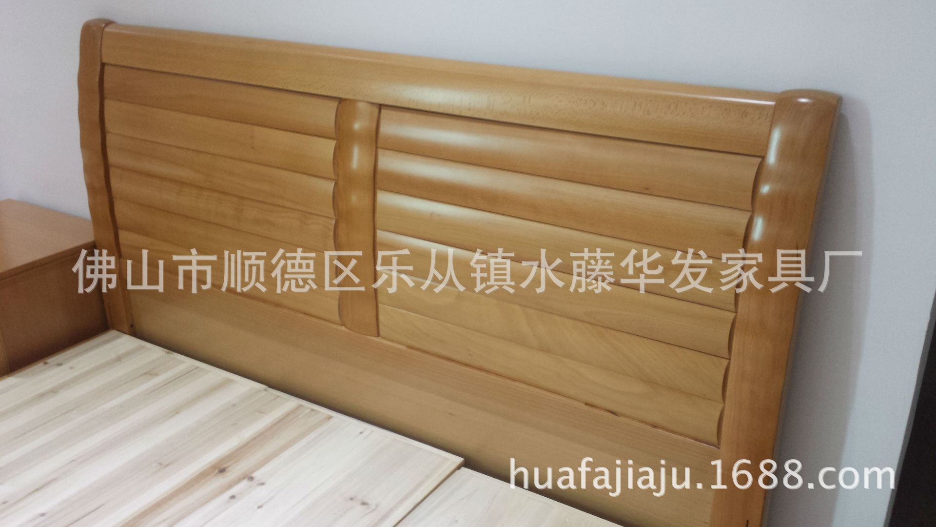佛山家具实木家具实木床5件套双人床单人床低价促销