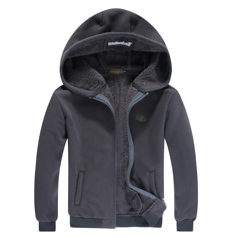 男式卫衣 抓绒衣 摇粒绒男款户外抓绒衣欧美外贸 卫衣男连帽大码