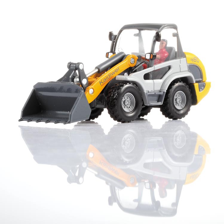 正品凯迪威合金工程 1:50全合金玩具工程轻型铲车模 可小量混批