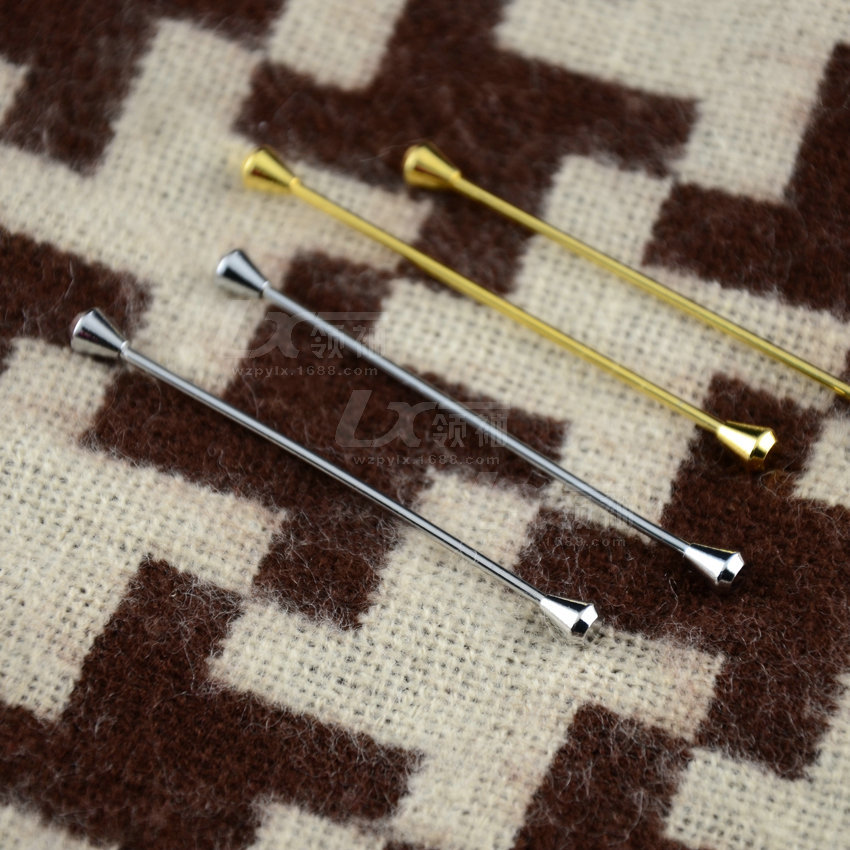 【现货】韩版欧美尖角领针 领角针 男士正装饰品 法式领针