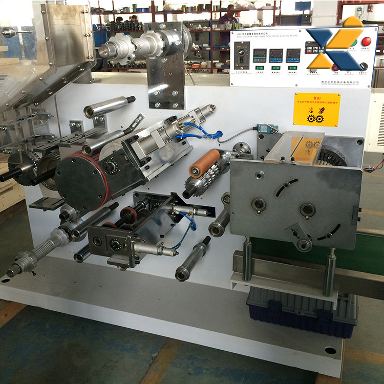 塑料机械 jx22单支吸管连排包装冷切机 生产吸管包装机吸管设备