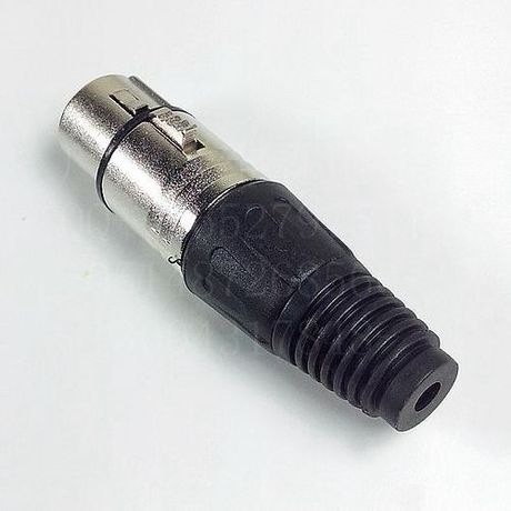 三芯卡侬接头 瑞士话筒接头 仿甬声卡农母3芯头 平衡插头卡侬母头