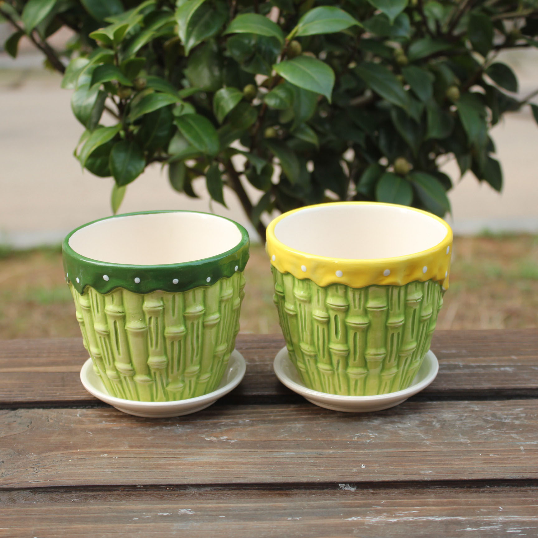 陶瓷花盆10288节节高升竹子花盆多肉植物花盆厂家直销批发