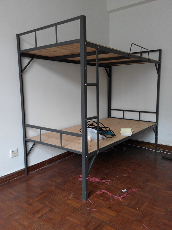 深圳厂家直销 上下床铁架床仓库仓储不锈钢货架铁床学生床员工铁