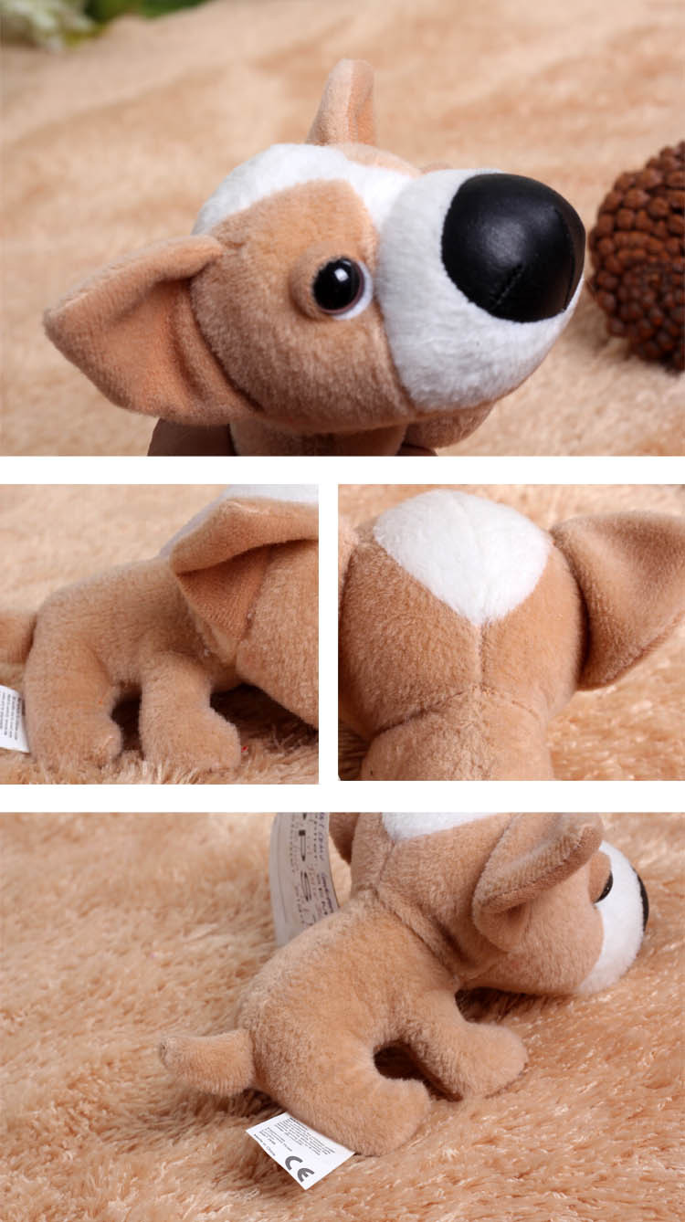 卡通大头狗毛绒玩具卡通公仔毛绒公仔玩偶 来图定做外贸品质