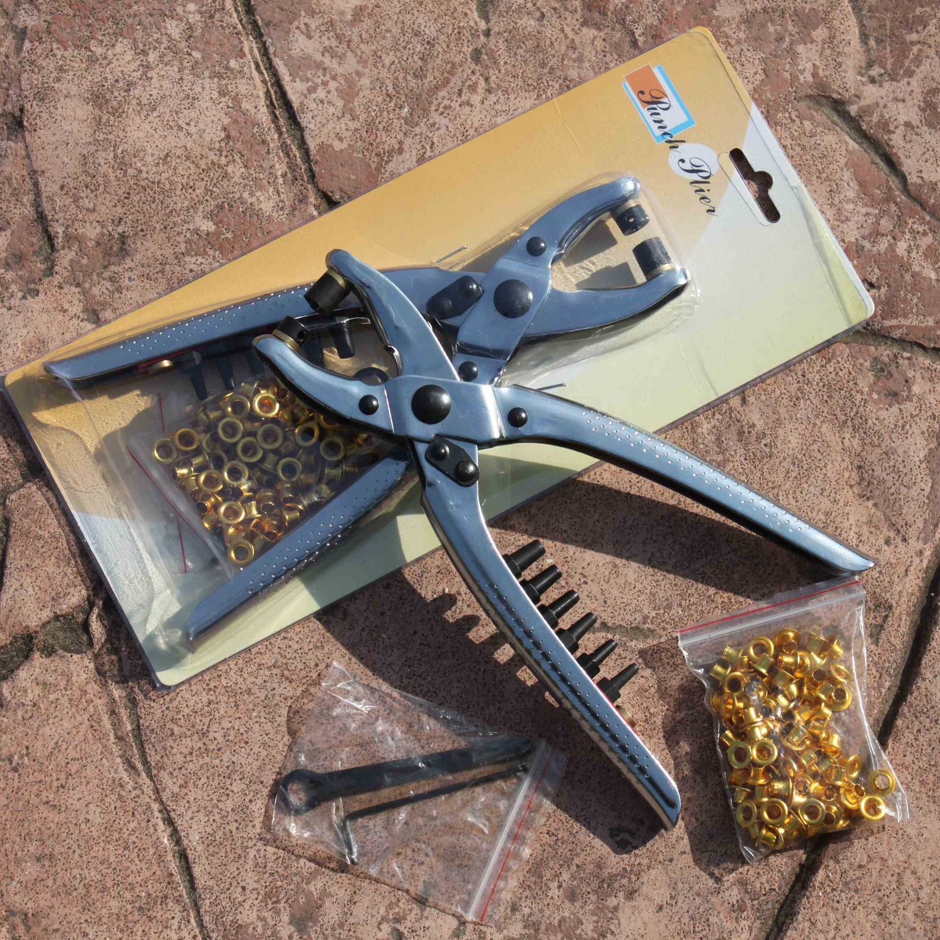 15#打孔铆合钳 打孔压气眼钳 打孔压鸡眼钳 多功能铆合钳punch