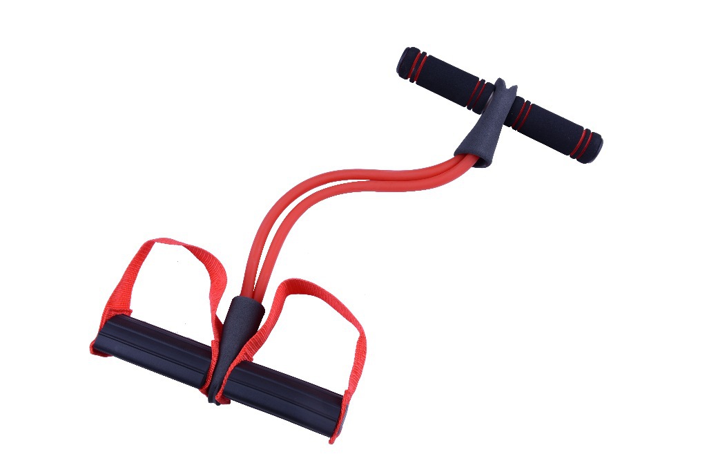 【威玛斯】脚踏拉力器瑜伽脚蹬美腿器环保乳胶管女士健身器材代发