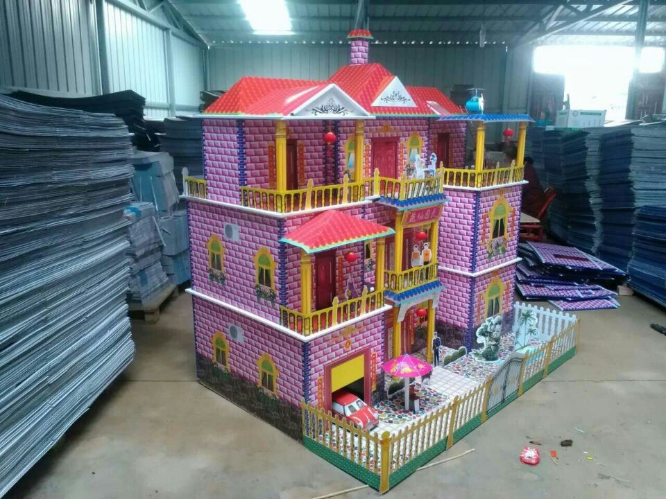 176cm长实惠纸扎别墅,冥屋,纸房,灵屋