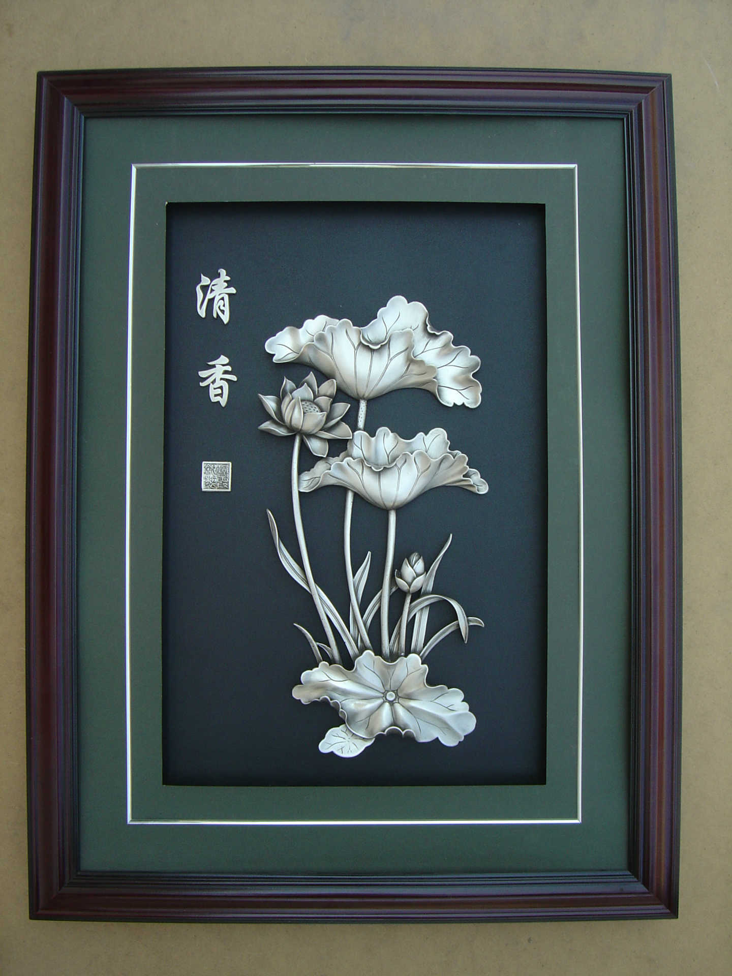 银画批发 银雕工艺画 银版画 纯银工艺品 银商务礼品 装饰画