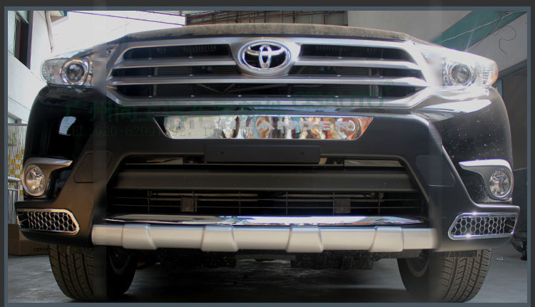 适用于 12-14款 汉兰达 前后杠 保险杠 前护杠 防撞护杠