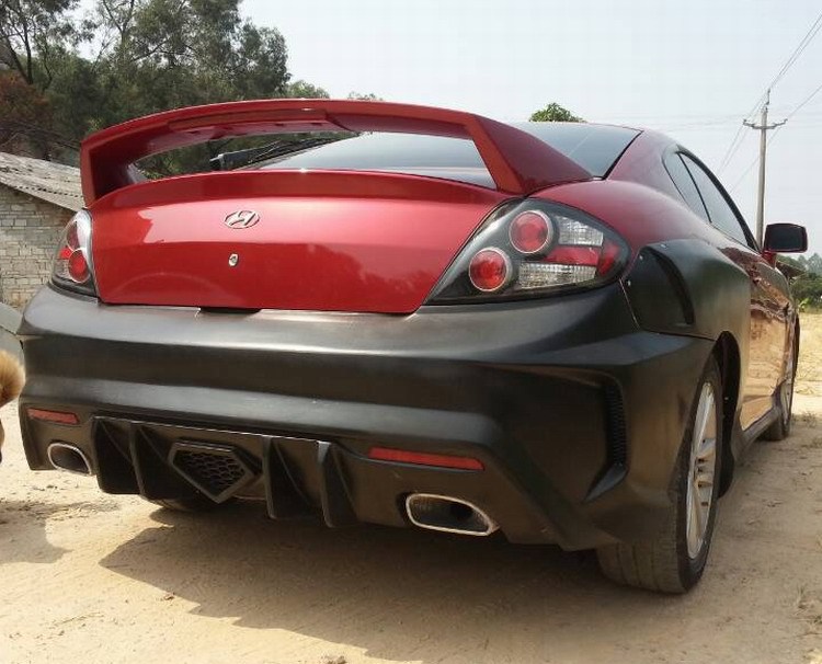 现代酷派改装大包围兰博基尼版现代酷派大包围现代酷派包围叶子板