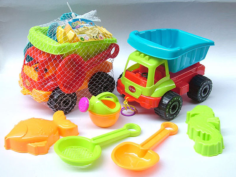 sm214017新品夏天儿童沙滩玩具儿童沙滩戏水玩具七件套装
