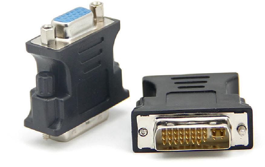 dvi24 5公转vga母转接头 dvi(24 5)male to vga 15p female